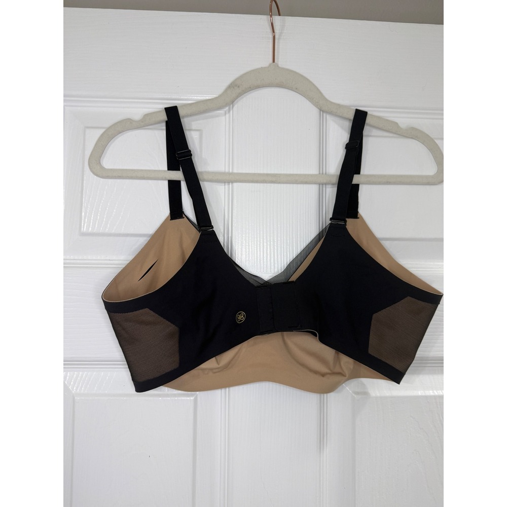 Honeylove Crossover Bra Women Size L 38B/C Black Excellent Wire-Free Mesh Detail - Picture 3 of 6